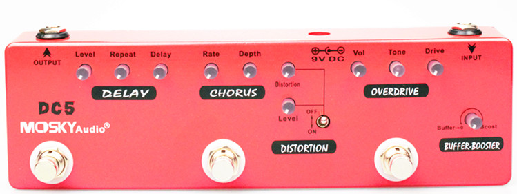 DC5 Multi-Effects Pedal 五合一效果器